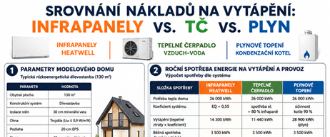 POROVNÁNÍ TČ + PLYN + INFRAPANELY