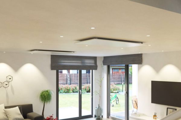 Infrapanel Hetwell, bílý, bezrámový