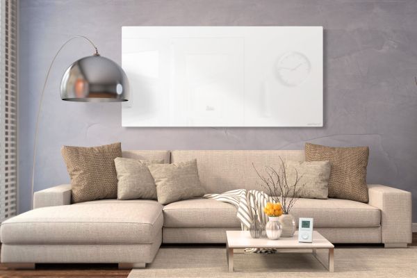 Infrapanel Heatwell, sklo, bílé